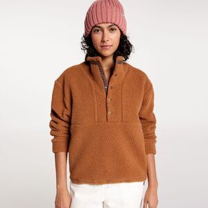 Alpine Design 1/2 Snap Sherpa Pullover Caramel Latte
